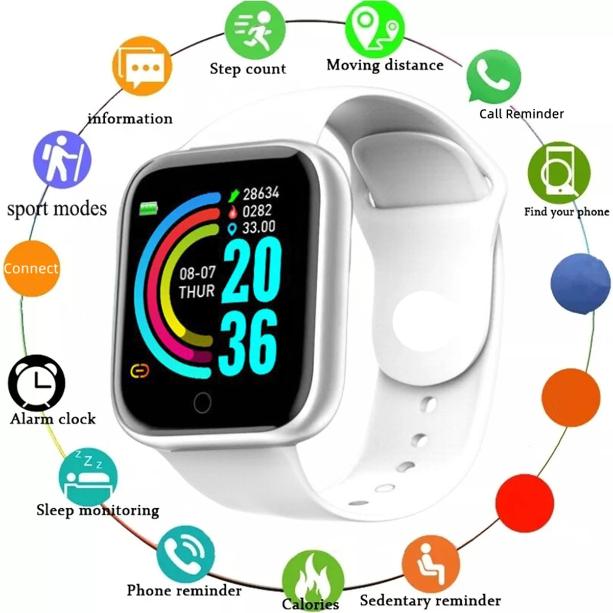 Smart Watch for Men/Women - Sports & Health Tracker