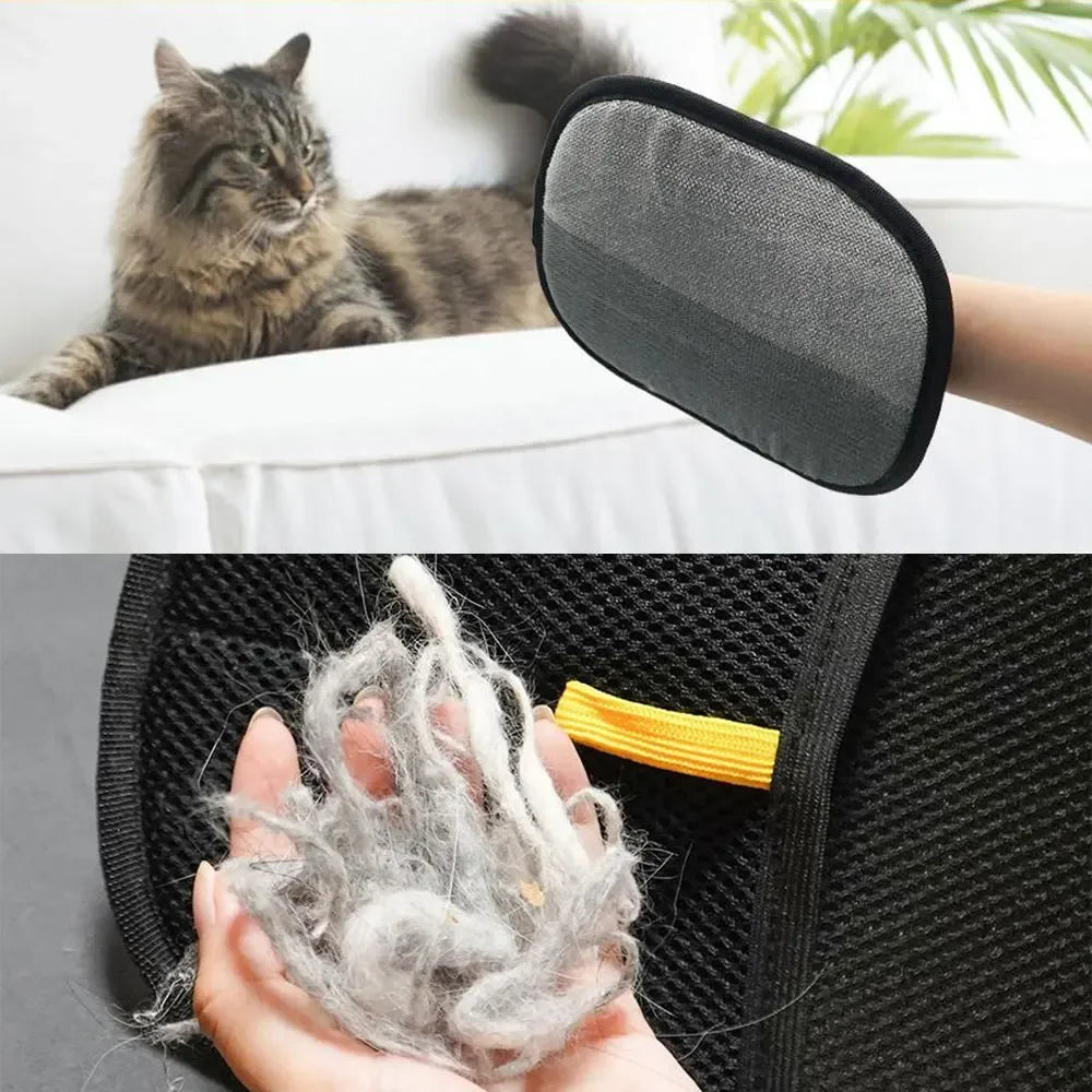 Gants Anti-Poils pour Animaux - Enlève les Poils de Chat & Chien