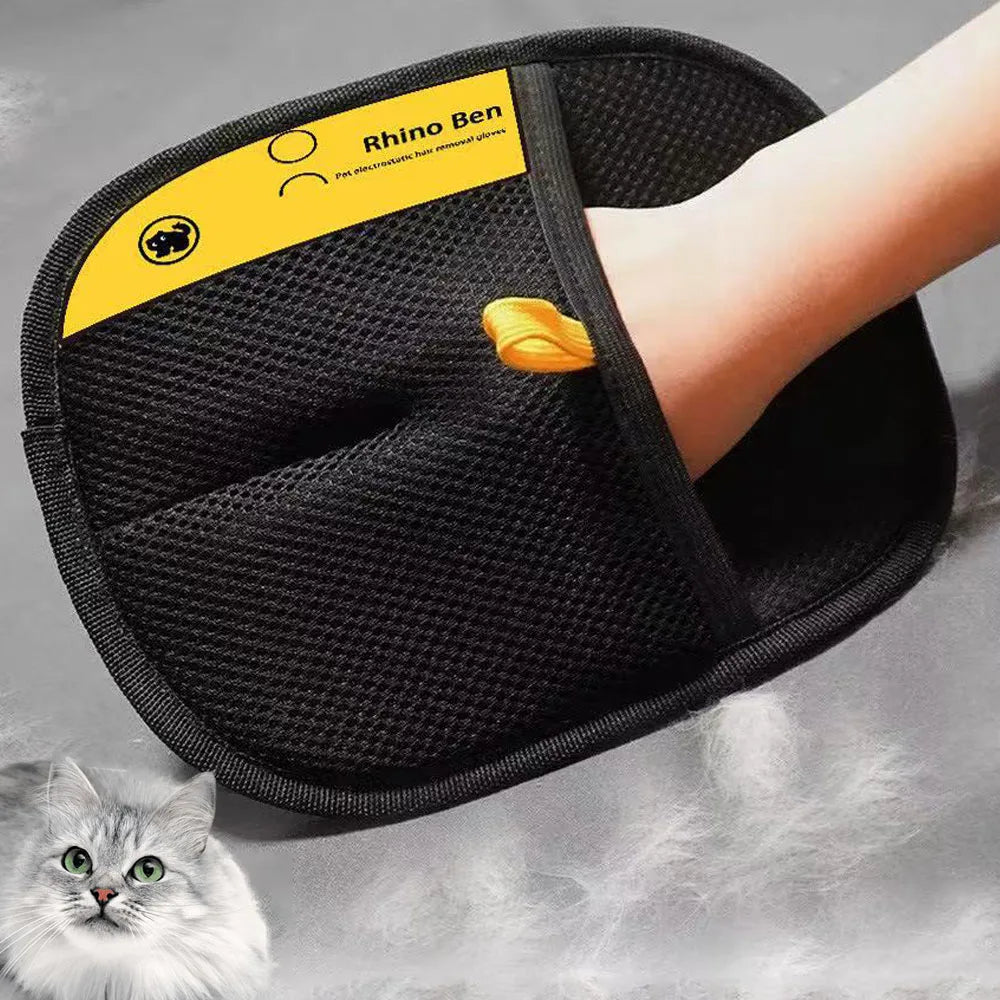 Gants Anti-Poils pour Animaux - Enlève les Poils de Chat & Chien